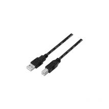 A101-0006 cable usb 1,8 m usb 2.0 usb a usb b Negro - Aisens