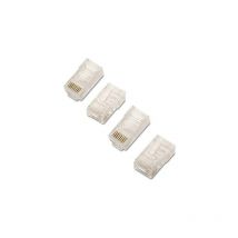 A139-0297 - Connecteur RJ45 8 fils (10 pcs) Transparent - Aisens