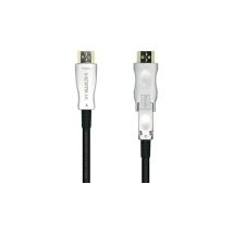 Hdmi V2.0 Aoc Abnehmbar Premium High Speed / Hec 4k@60hz 4:4:4:4 18gbps, A/m-d/a/m, Schwarz, 20m - Aisens