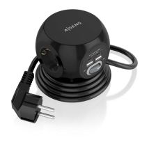 Aisens Multifunktionale Tischsteckdosenleiste De Mit 3 Steckdosen + 2xusb-c, 2xusb-a, 1,4m, Schwarz
