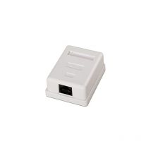Aisens - rosette de surface rj45 cat.5e utp 1 socket, blanco