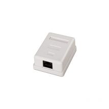 Aisens - rosette de surface rj45 cat.6 utp 1 socket, blanco