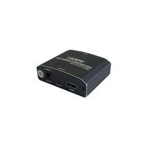 Svga+audio to hdmi converter con alimentazione, svga/h+jack 3.5/h-hdmi a/h, nero - Aisens