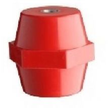 Aislador de Latón Vemer H35 M8 rojo SA526100