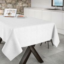 Aitana Textil - Mantel confeccionado Louvre Corbaz blanco - 140x140 cm