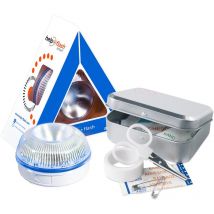 Aiuta Flash Smart-Autonomus Emergency Light, V16 Segnale di Presentazione del pericolo e torcia elettrica, Regolazione DGT, V16, base magnetizzata,