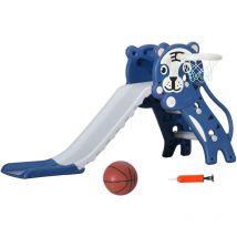 Aiyaplay - Kids Slide with Basketball Hoop