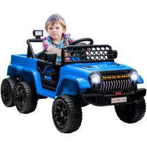 Kinder Elektroauto, 12V Kinderauto mit 2,4GHz Fernbedienung, 4x4-Antrieb/2x2-Antrieb Kinderfahrzeug Elektrofahrzeug mit LED-Lichte, Sanft-Start,