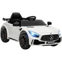 Kinder Elektroauto 12V Kinderauto mit 2,4G Fernbedienung, Kinderfahrzeug mit Hupe, MP3, Musik, Sanftstart, Rückwärtsfunktion 3-5 km/h Elektrofahrzeug