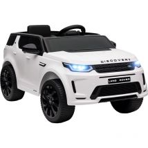 Aiyaplay - Licensed Land Rover, Kids Electric Car w/ Remote, Music, White