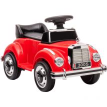 Rutschauto, Kinderfahrzeug, Rutscherfahrzeug mit Stauraum, Kinderauto mit Kippschutz Rutscher für 18-48 Monaten Kinder, Rot, 77,5 x 41,5 x 45 cm