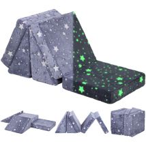 Aiyaplay - Spielsofa für Kinder, Kindersofa Schlafsofa im Dunkeln Leuchtend, Fancy Spielsofa Kindercouch Mini Couch für Kuschelecke, Kinderzimmer,