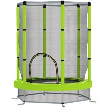 Tappeto Elastico Bambini 3-6 Anni Ø140cm con Rete Verde - Aiyaplay
