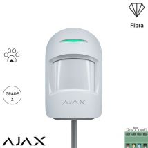 30858 - (motionprotect fiber) detector de movimiento con cable blanco - Ajax
