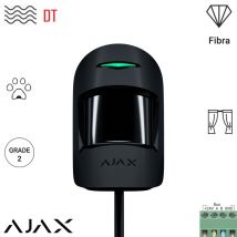 Ajax - 31237- (motionprotect plus fiber) detector de movimiento con cable negro