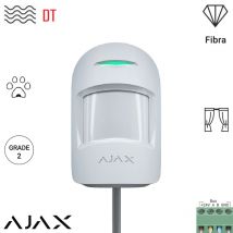 Ajax - 31238 - (motionprotect plus fiber) detector de movimiento con cable blanco