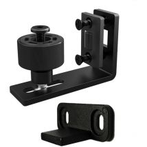 Ajustable Guide de Plancher Mur/porte Guide Inférieur Pour Porte en Bois Coulissante Une butée d'oscillation supplémentaire à angle droit est fournie
