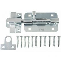 Ajustlock - Targette exta-robuste ajustable de 12,7 cm Couleur: Zinc
