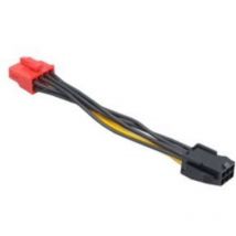 Strom Anschlusskabel [1x PCIe-Stecker 6pol. - 1x PCIe-Stecker 8pol.] 0.10 m Gelb, Schwarz - Akasa