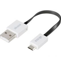 USB-Kabel usb 2.0 usb-a Stecker, USB-Micro-B Stecker 0.15 m Schwarz hochflexibel, vergoldete s - Akasa
