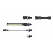 Ledlenser Aufladbares Arbeitsleuchten-Set mit 4 Lampenaufsätzen Workers Friend