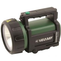 Velamp Akku-Handscheinwerfer IR 666 LED 5W 100/50 % einstellbare Leuchtstärke IP44 Li-Ion-Akku 18650 Trageriemen und Ladegerät