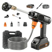 Akku-hochdruckreiniger, Ultrixe, 21 V, Max. 36 Bar, Mit 6-in-1-rotationsdüse, 5 M Schlauch, 12000 Mah, Tragbarer Hochdruckreiniger Für Die 