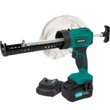 VONROC Akku Kartuschenpresse, Kartuschenpistole neues Modell - 20V Silikonpistole inkl. 4h Akku und Ladegerät
