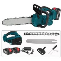 Akku Kettensäge 10 Zoll Motorkettensäge Motorsäge Einhandsäge 2 Akku