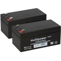Akku kompatibel Lifter Hebelifter 2x 12V 3,4 Ah agm Blei Vlies Accu 24V