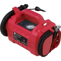 TOOLCRAFT Akku-Kompressor TAWB-200 – Hochdruckpumpe 10 Bar – Tragbar mit Ventiladaptern – Kompaktes Design