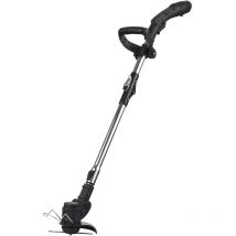 Akku Rasentrimmer mit 12V Akku und Ladegerät, Akku Motorsense, Freischneider für Garten, Rasen, Hofschneiden