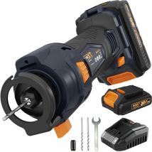 MAXXT Akku-Rotationsschneider 20V 28000 U/min Kompakt, leicht, ideal für Trockenbau, Holz, Kunststoff Inklusive Ladegerät