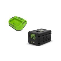 60V 4Ah Akkupack + 2A Ladegerät Greenworks GSK60B4 - 2933807