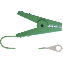 Kerbl Erdanschlusskabel mit Klemme grün mit M8-Ösen Weidenzaun