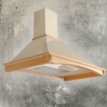 Wk-4 rustica country 450 m3/h a parete beige, legno - Akpo