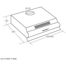 Wk-7 p 3060 Dunstabzugshaube - Akpo