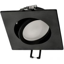 AKTYN 1 SQ noir IP20 spot de plafond encastré carré EDO777123 Edo Solutions