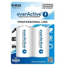 A Place For Everything - Piles rechargeables everActive R20/D Ni-MH 10000 mAh prêtes à l'emploi