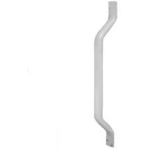 AKW - 1200 Series Flat Ended Stainless Steel Grab Rail 445mm Length - White