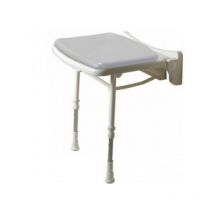 AKW - 2000 Series Standard Fold Up Shower Seat - Grey Padded