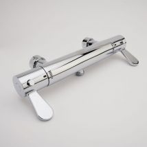 AKW - Arka Thermostatic Bar Shower Valve Dual Handle Chrome