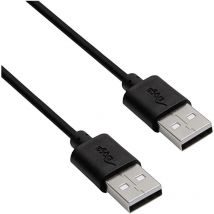 Akyga - Câble usb usb-a mâle, usb-a mâle 1.80 m noir AK-USB-11 C832432