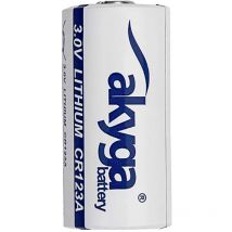 Knopfzelle CR-123A 3 v 1 St. 1500 mAh Li-MnO2 CR123 - Akyga
