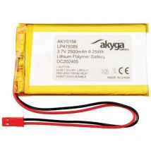 LP475085 Pack de piles rechargeables x batterie spéciale LiPo 3.7 v 2500 mAh - Akyga