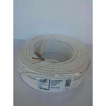 100mt cavo allarme schermato 8 conduttori 6x0,22+2x0,75 fa-22bam100 - ITC