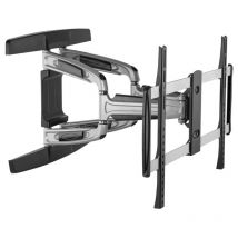 soporte de pared basculante/giratorio para mamparas de 37 a 80 aluminio - AL3780-6A - mbg france -