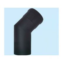 Ala gomito pellet 2MM nero opaco 45° da CM.8