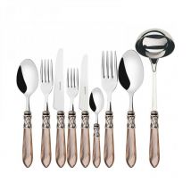 Aladdin Silver Antique Iron, Posate Set 75 Stück, Box Gallery,