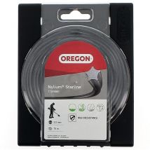 Oregon - Alambre de corte 3 mm para desbrozadora Nylium Starline 15 metros